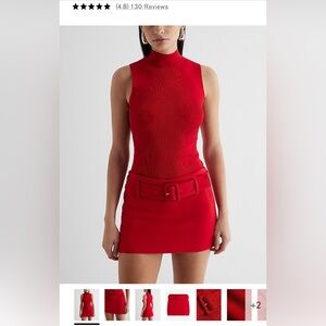 Beautiful Red color Skort